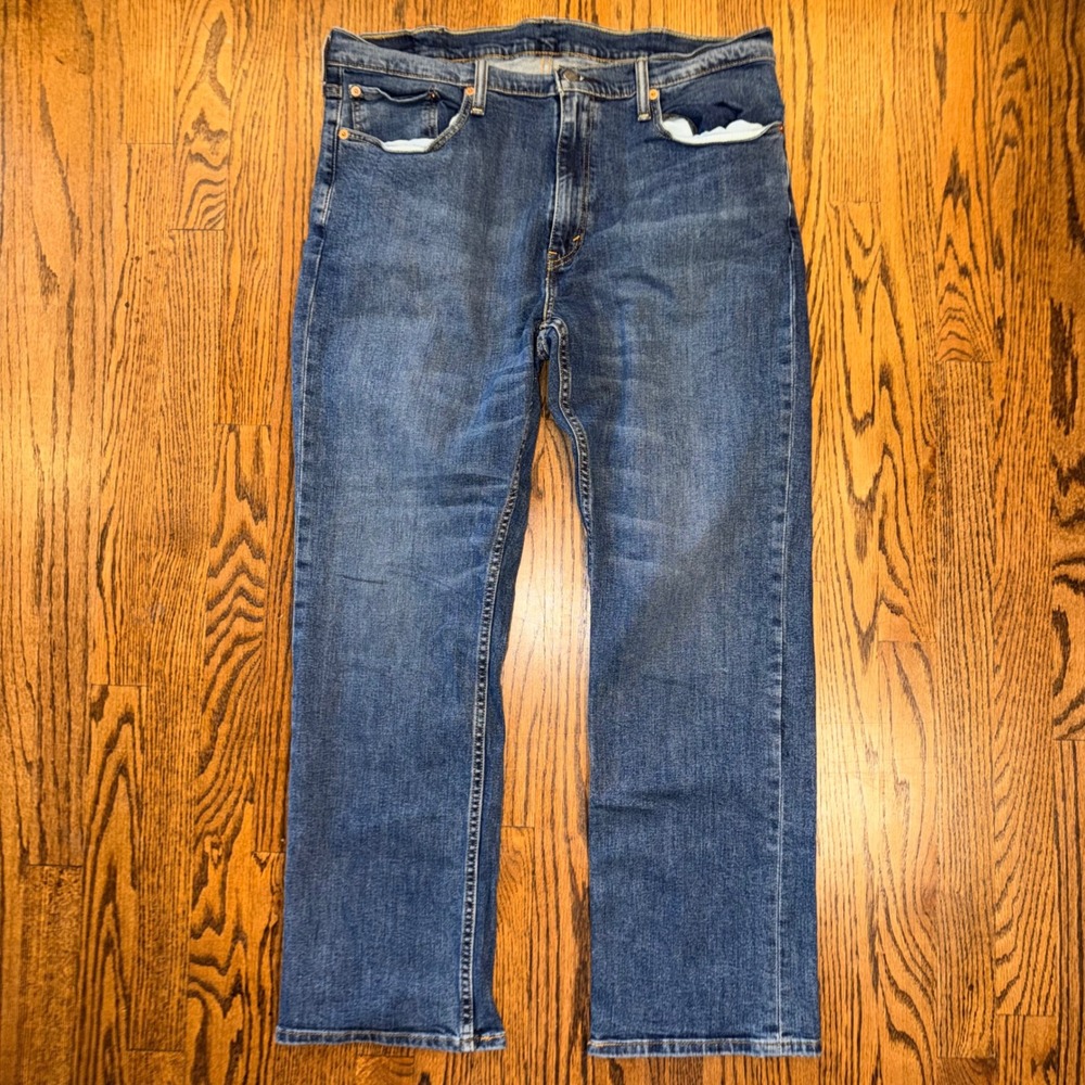 Levi's 559 Relaxed Straight Jeans Medium Wash Blue 38x32 Mens Denim Loose Baggy